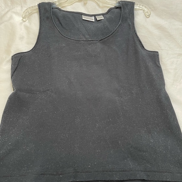 CHICO'S Sleeveless Knit Shell Top Size Medium - Picture 4 of 6